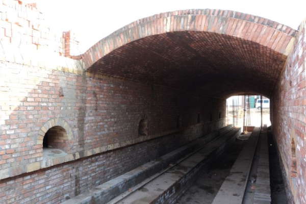 Tunnel kiln construction